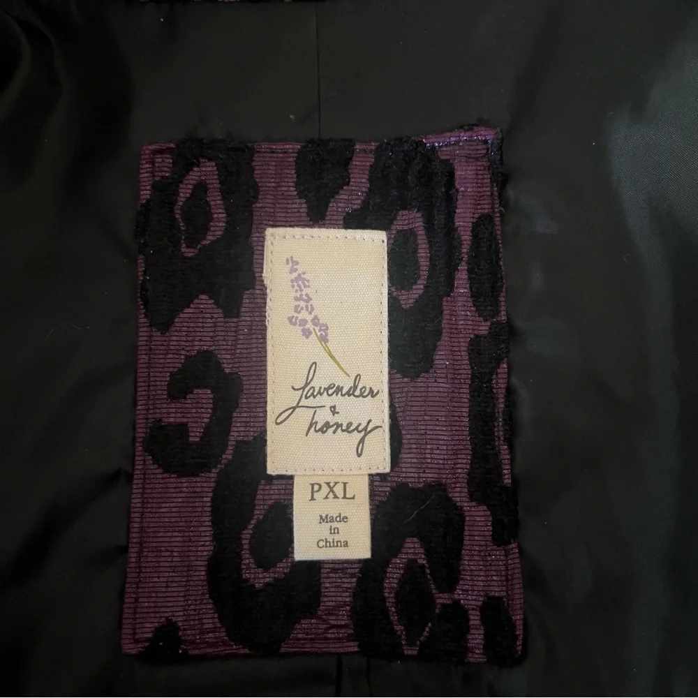 Lavender & Honey Chic Leopard Print Jacket Cape - Picture 7 of 13